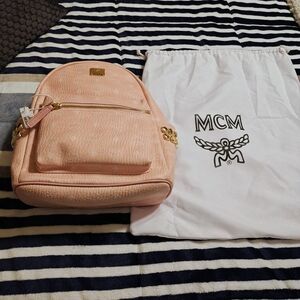 MCM Pink Backpack